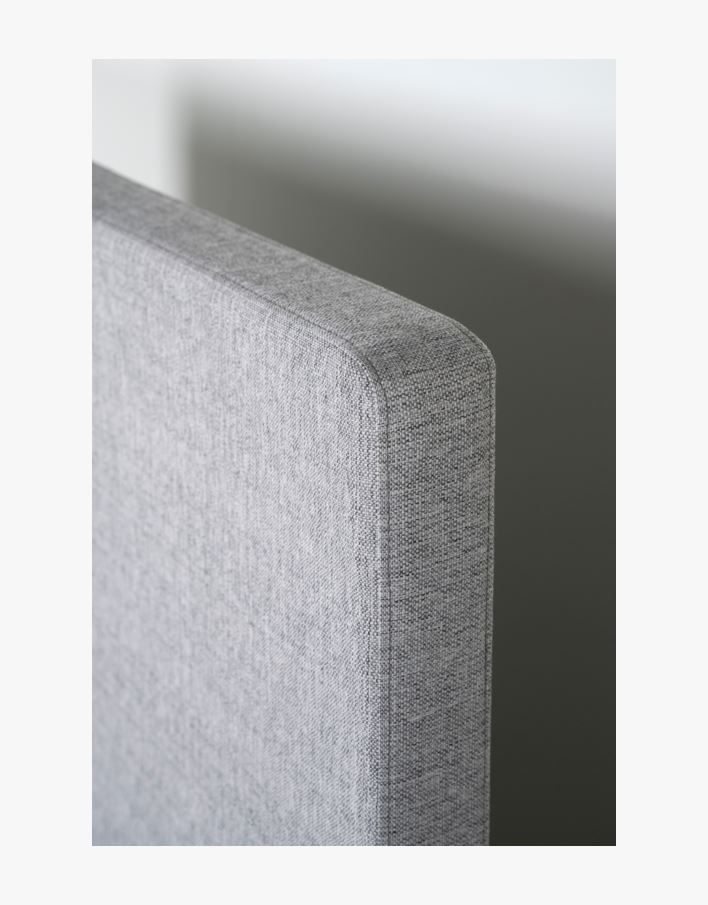 Sängynpääty harmaa - 90x110 cm harmaa - 1