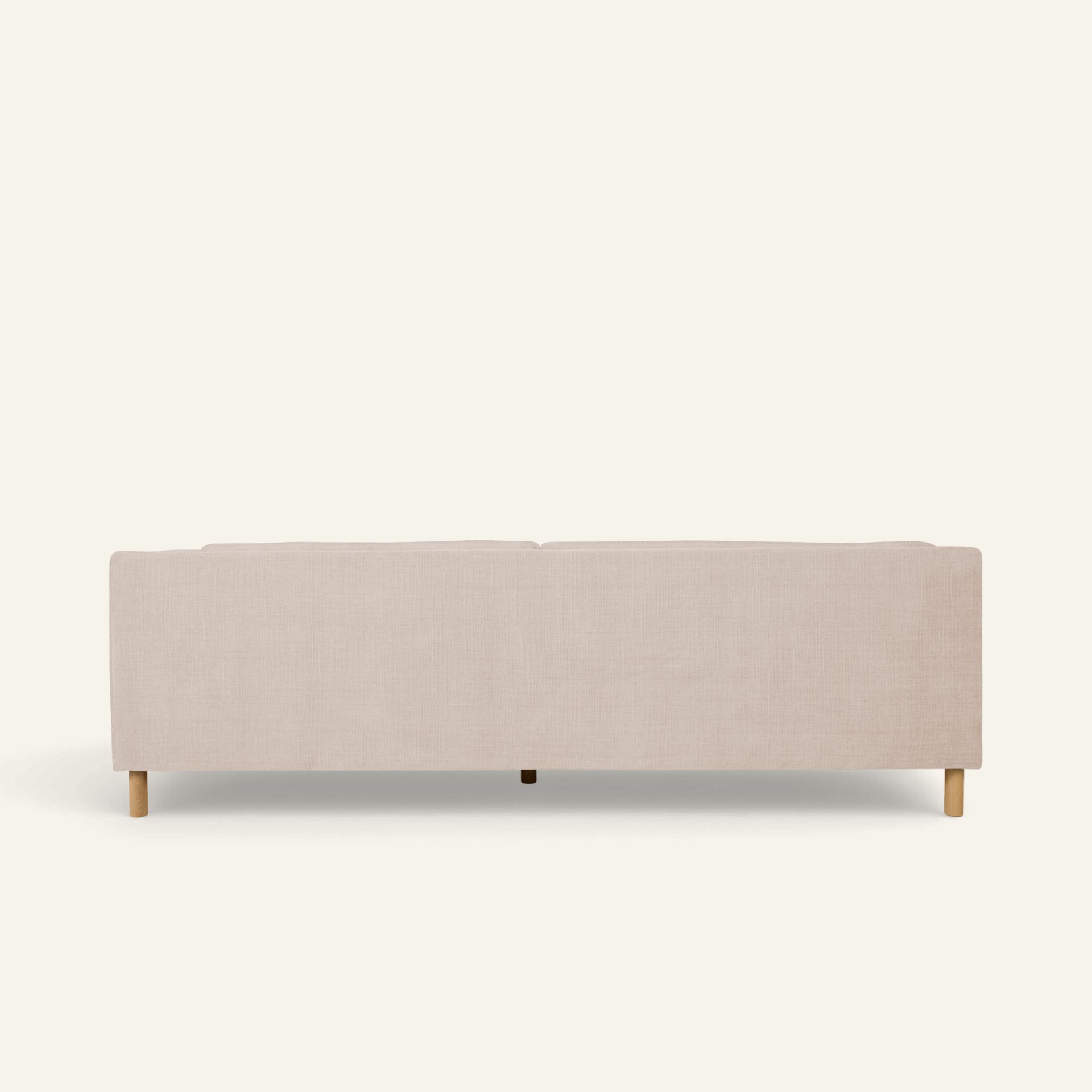 3-istuttava sohva vaalean beige - 2