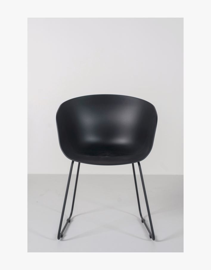 Ruokapöydän tuoli musta - 55x52x79 cm musta - 1