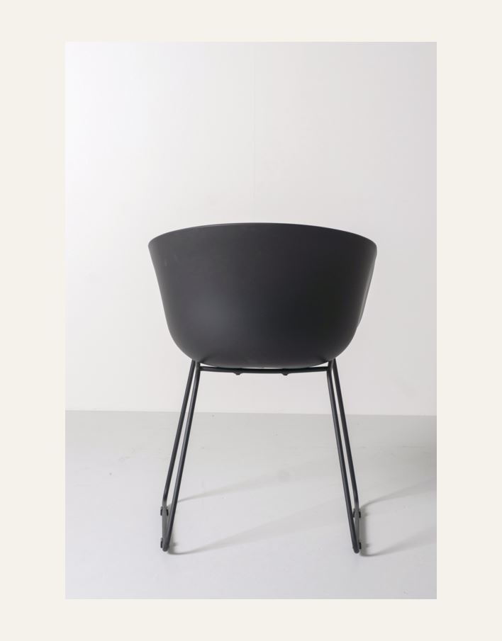 Ruokapöydän tuoli musta - 3