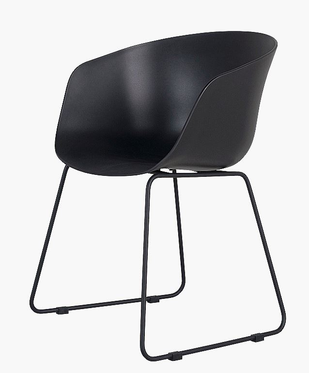 Ruokapöydän tuoli musta - 55x52x79 cm musta - 1