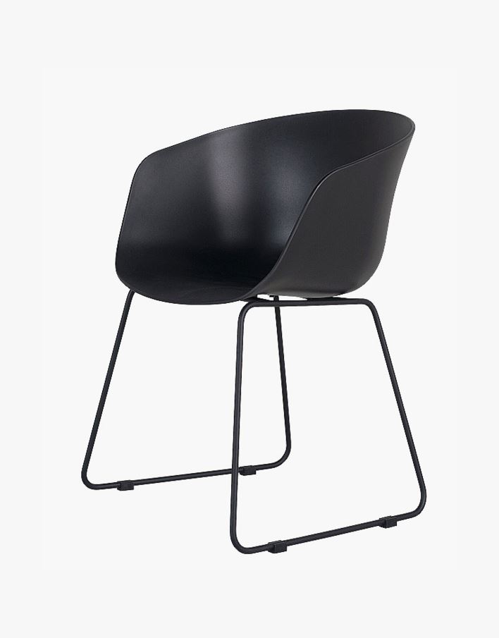 Ruokapöydän tuoli musta - 55x52x79 cm musta - 1