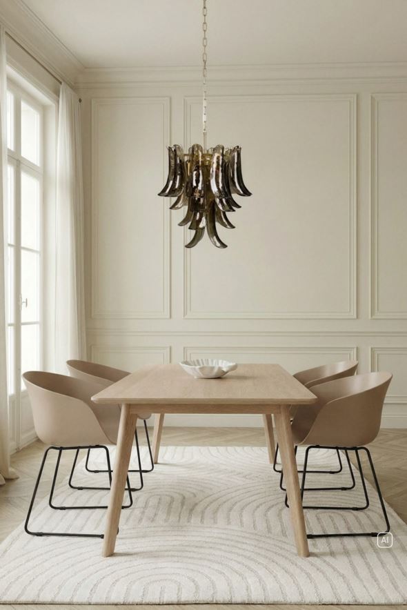 Ruokapöydän tuoli beige - 2