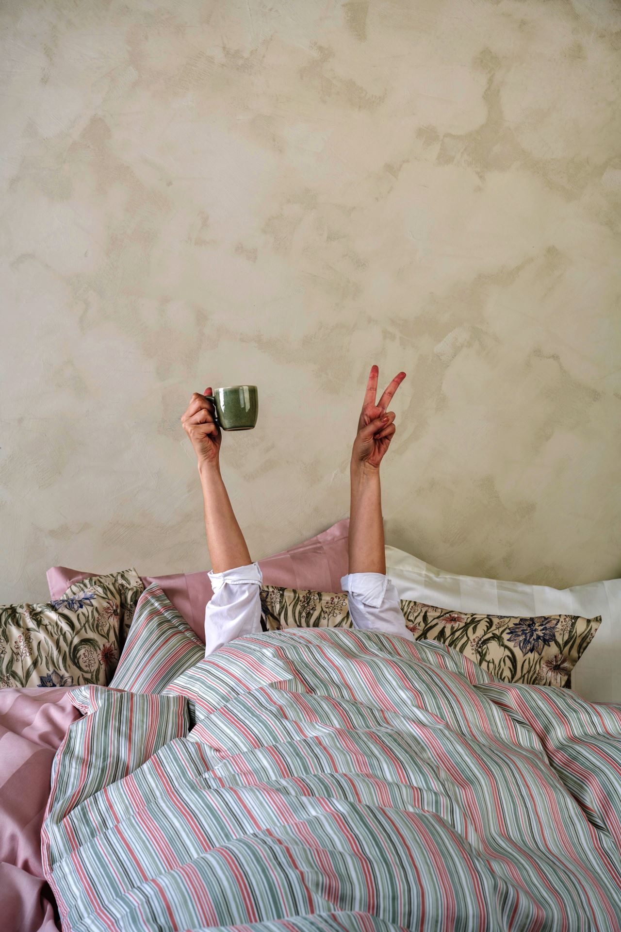 Pussilakanasetti satiinipuuvillaa moniväri - 3