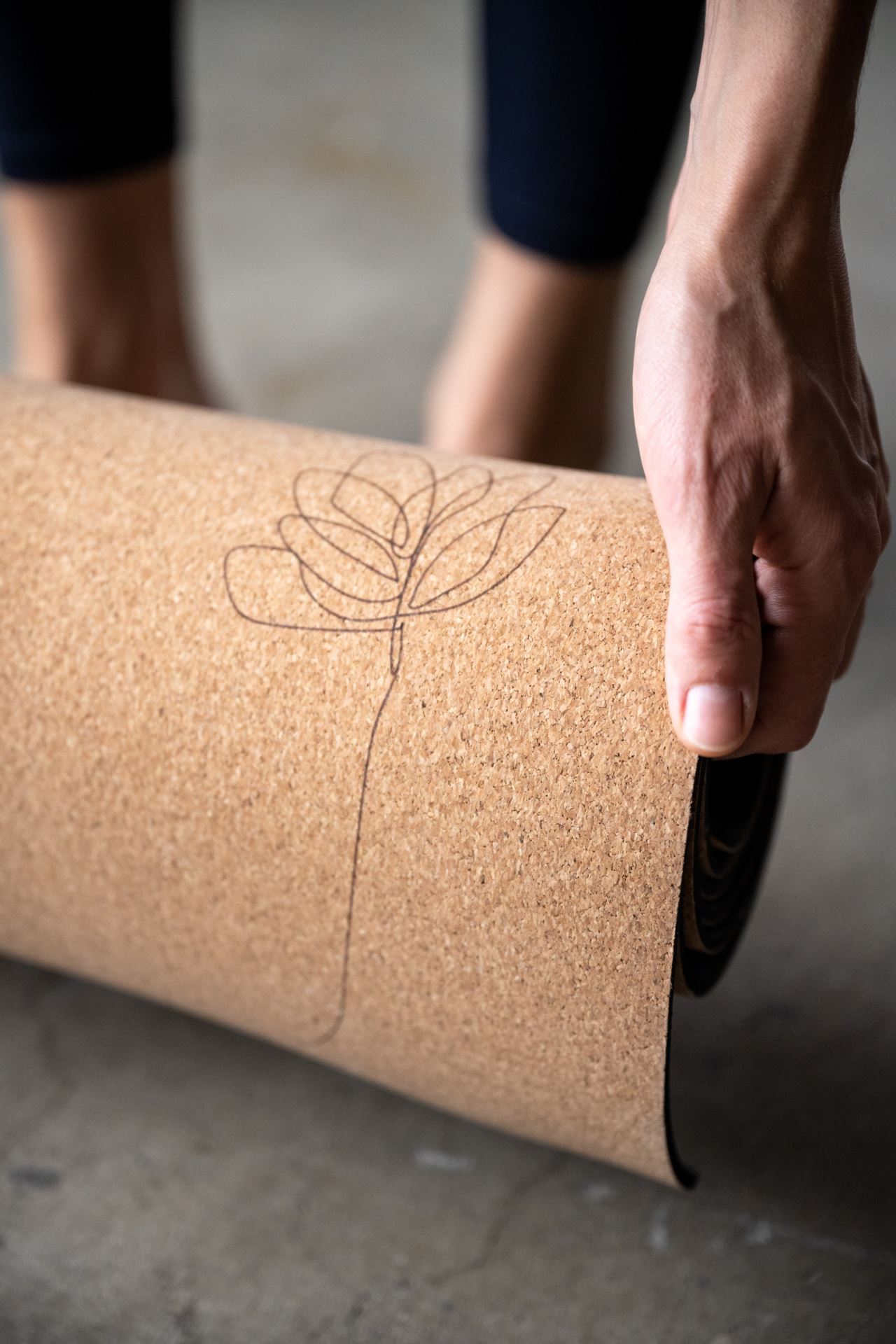 Joogamatto luonnonväri - 5