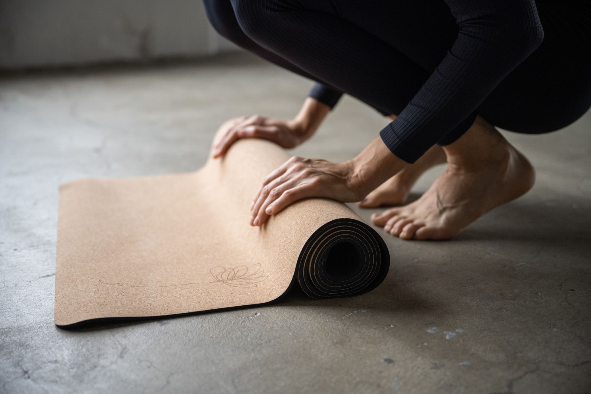 Joogamatto luonnonväri - 2