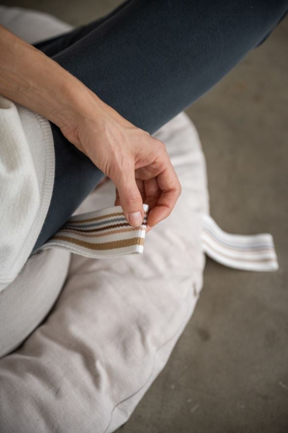 Meditaatiotyyny vaalean beige - 3