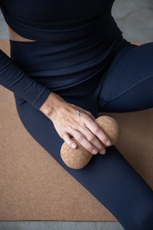 Tuplahierontapallo luonnonväri - 4