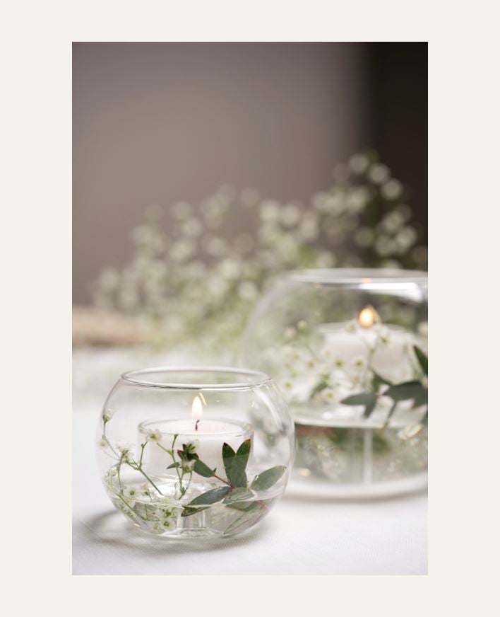 Kynttilälyhty läpikuultava - 8x6 cm läpikuultava - 1