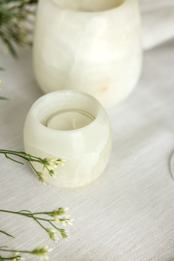 Kynttilälyhty luonnonvalkoinen - 2