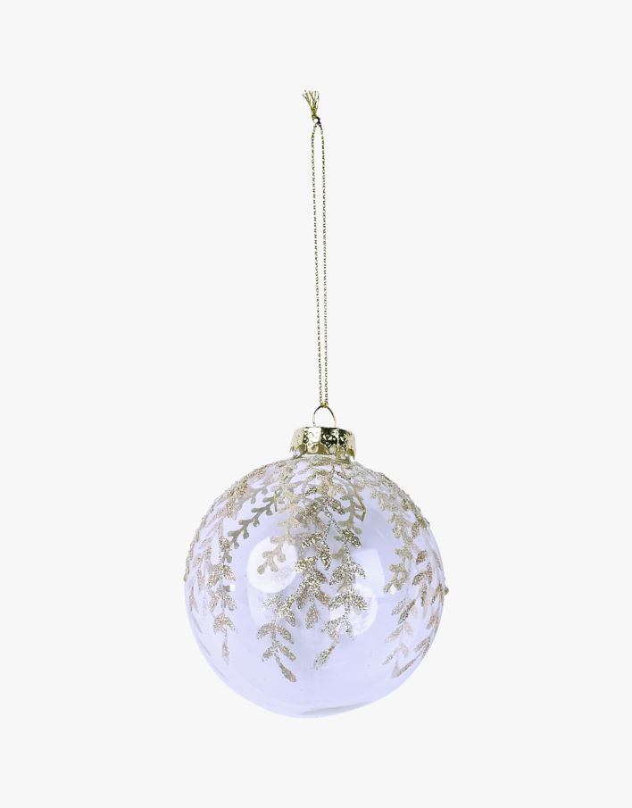 Joulupallo läpikuultava - ø 8 cm läpikuultava - 1