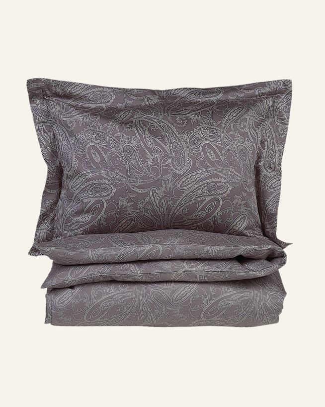 Pussilakanasetti egyptinpuuvillaa harmaa - 150x210 cm harmaa - 1