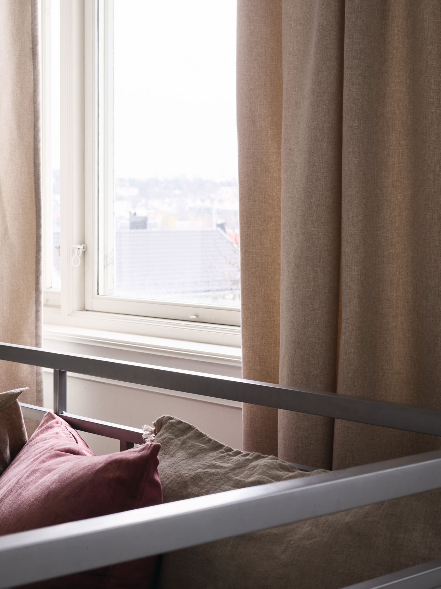 Pimentävä verho beige - 6