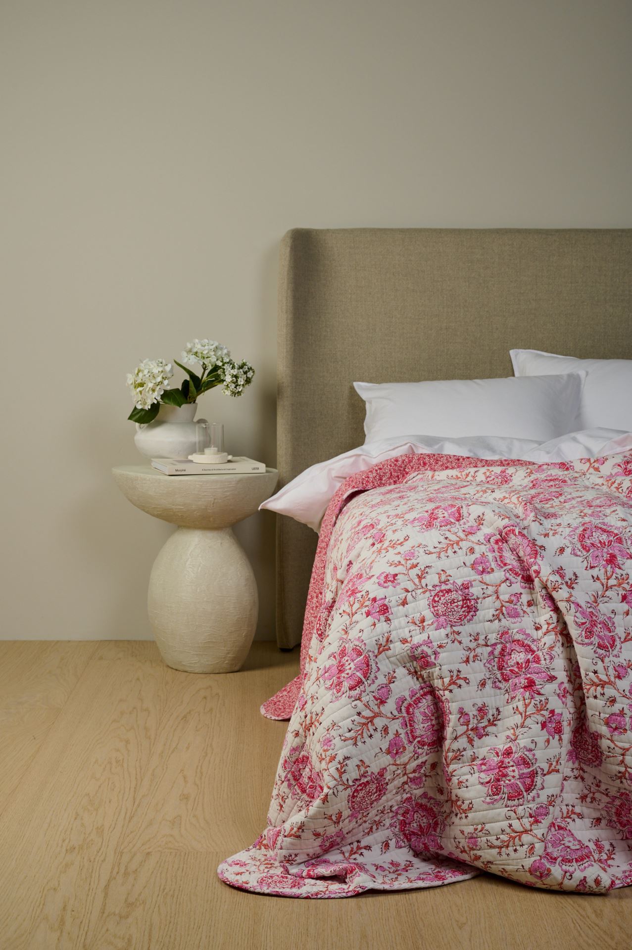 Päiväpeitto moniväri/punainen - 4