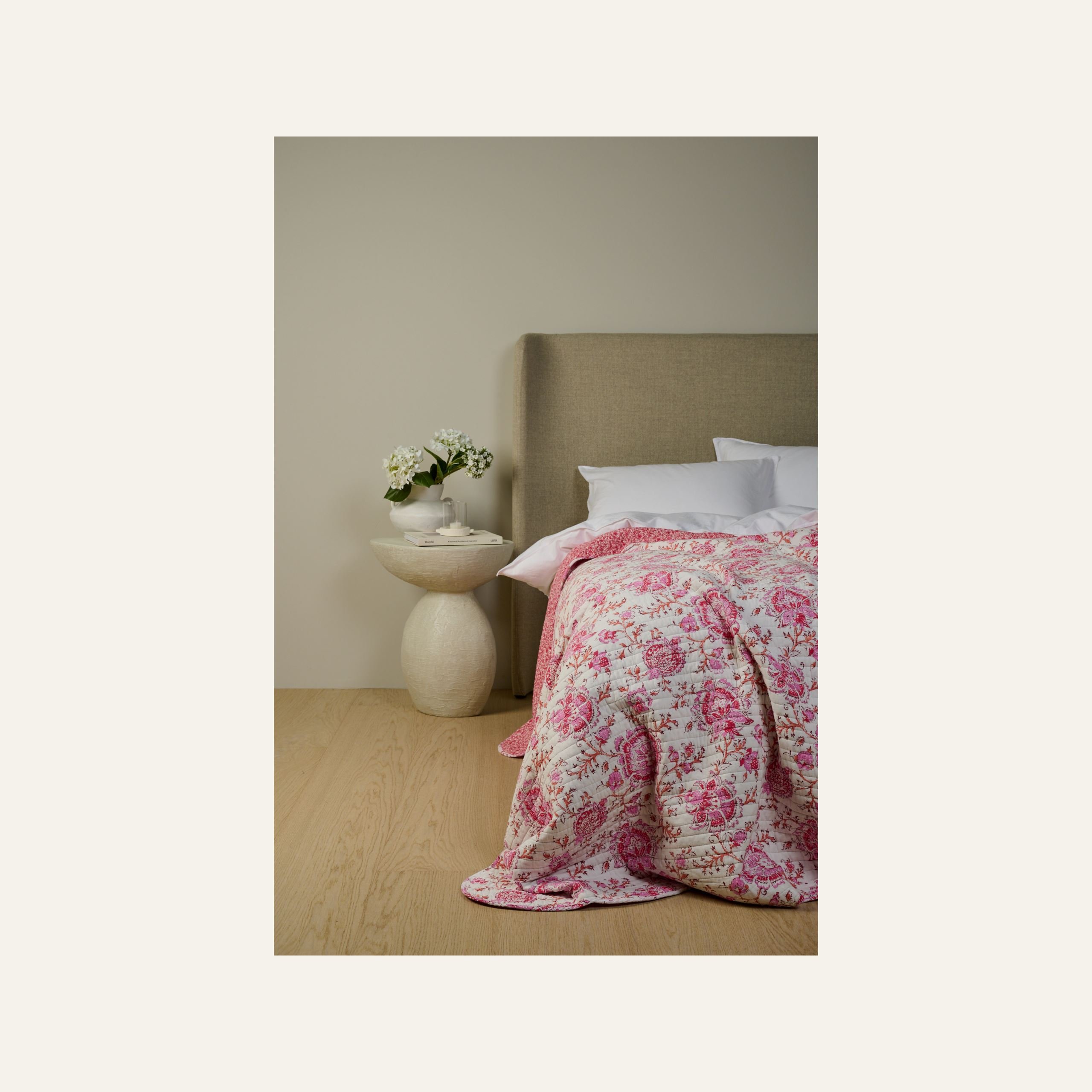 Päiväpeitto moniväri/punainen - 4