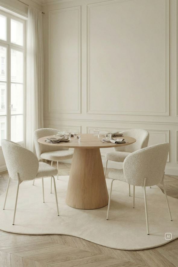 Ruokapöydän tuoli moniväri/beige - 2