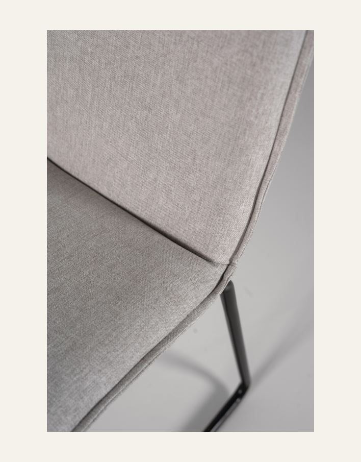 Ruokapöydän tuoli vaalean beige - 4