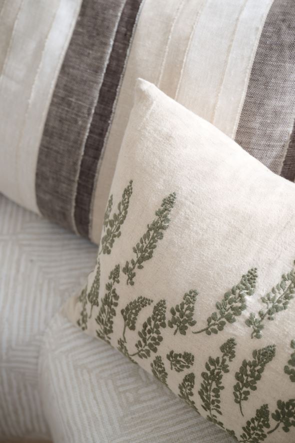 Koristetyynynpäällinen vihreä - 2