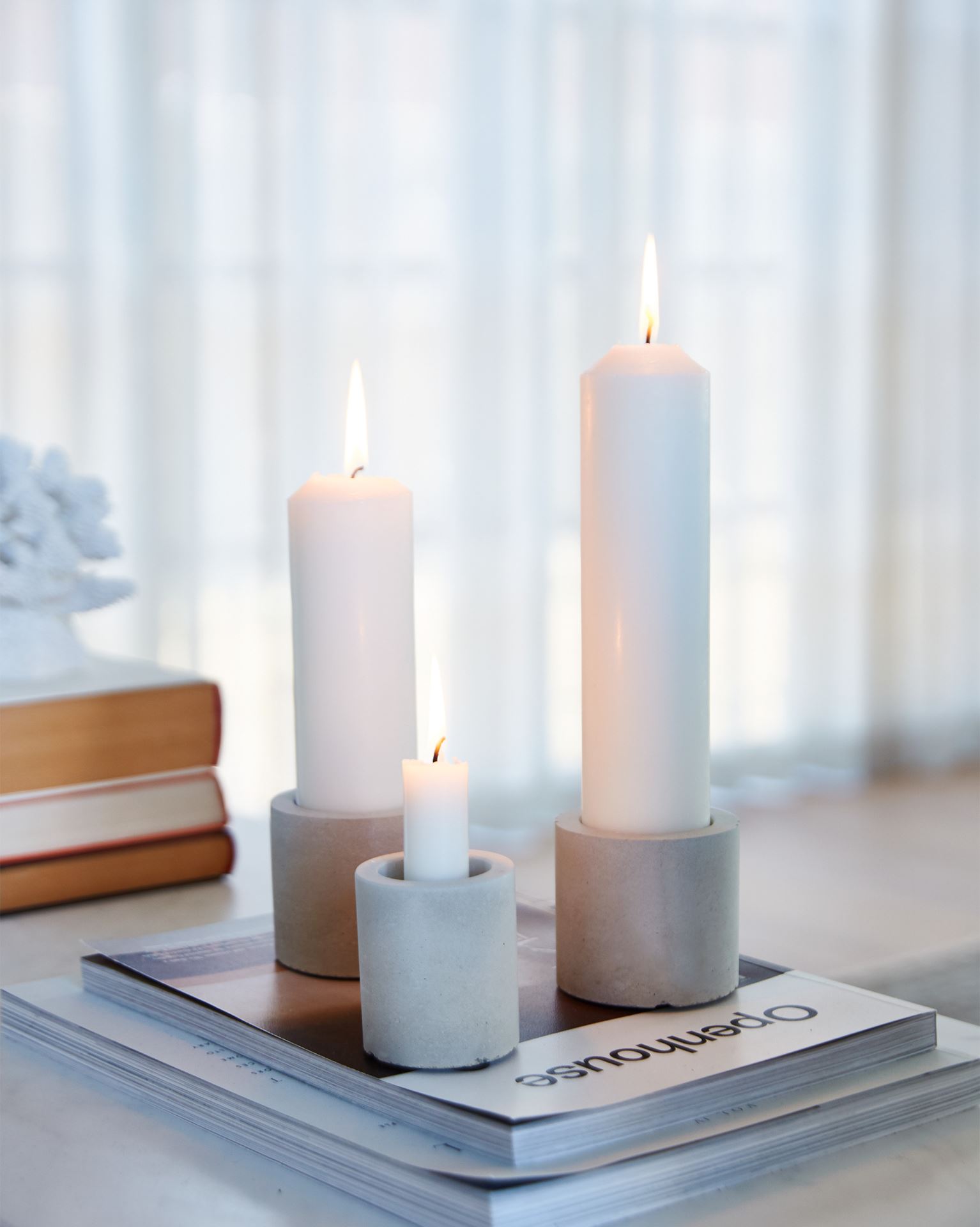 Kruunukynttilä valkoinen - 5