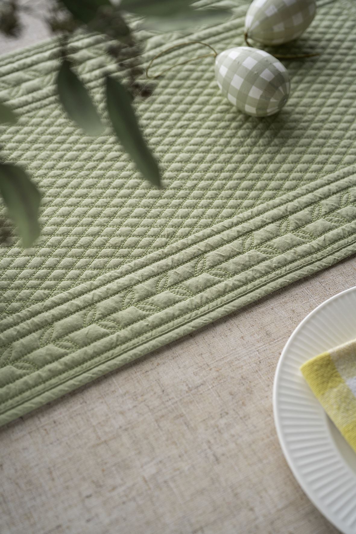 Kaitaliina vaaleanvihreä - 3