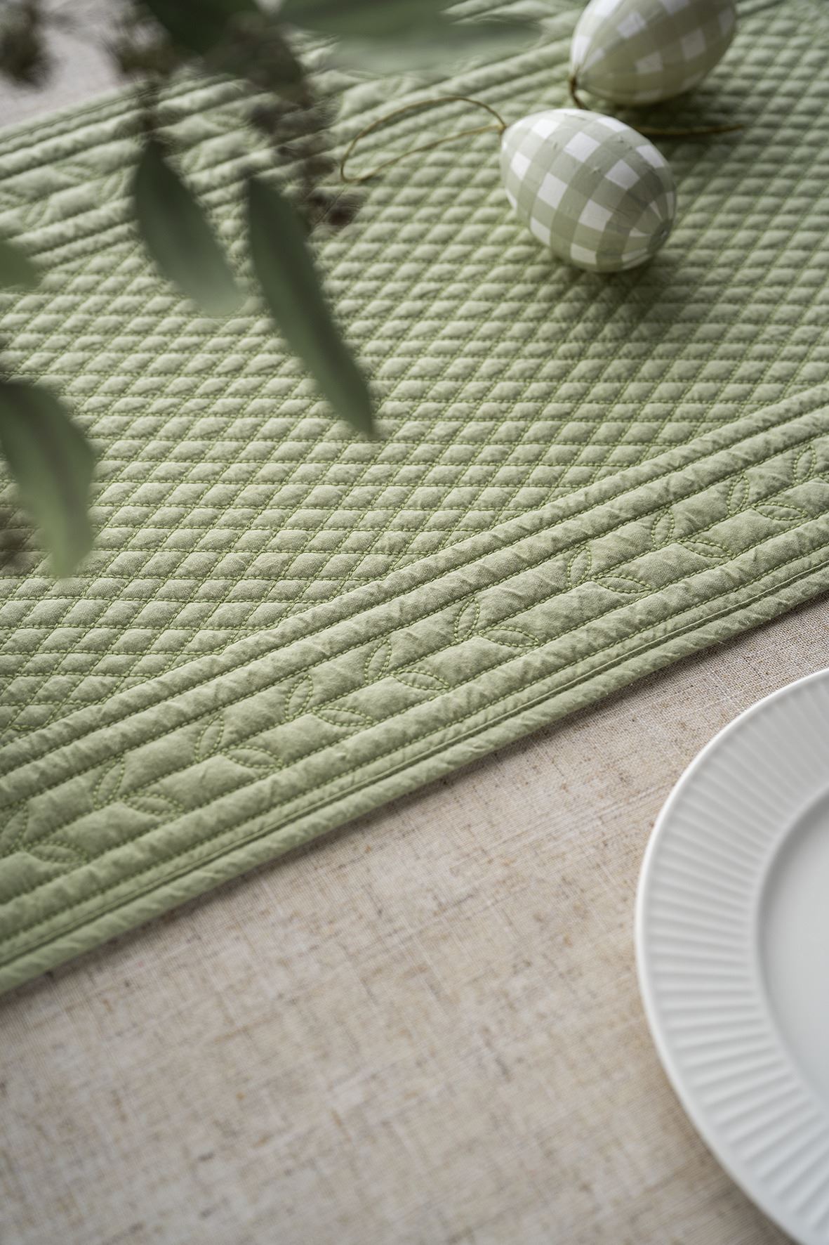 Kaitaliina vaaleanvihreä - 4