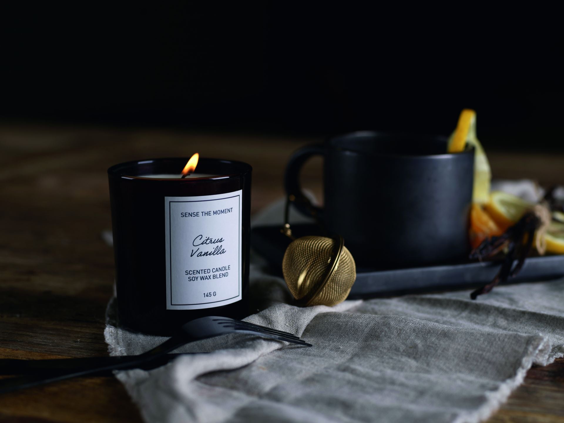 Tuoksukynttilä beige - 2