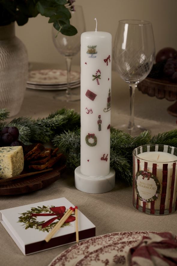 Adventtikynttilä moniväri - 2