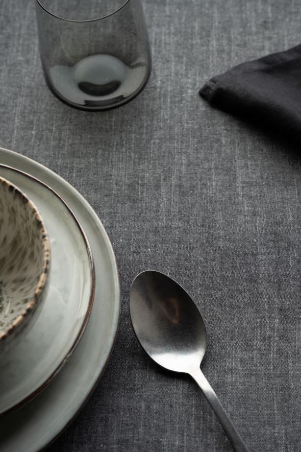 Kangaslautasliina, 2 kpl  valkoinen - 2