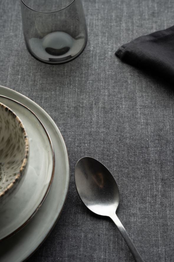 Kangaslautasliina, 2 kpl valkoinen - 2