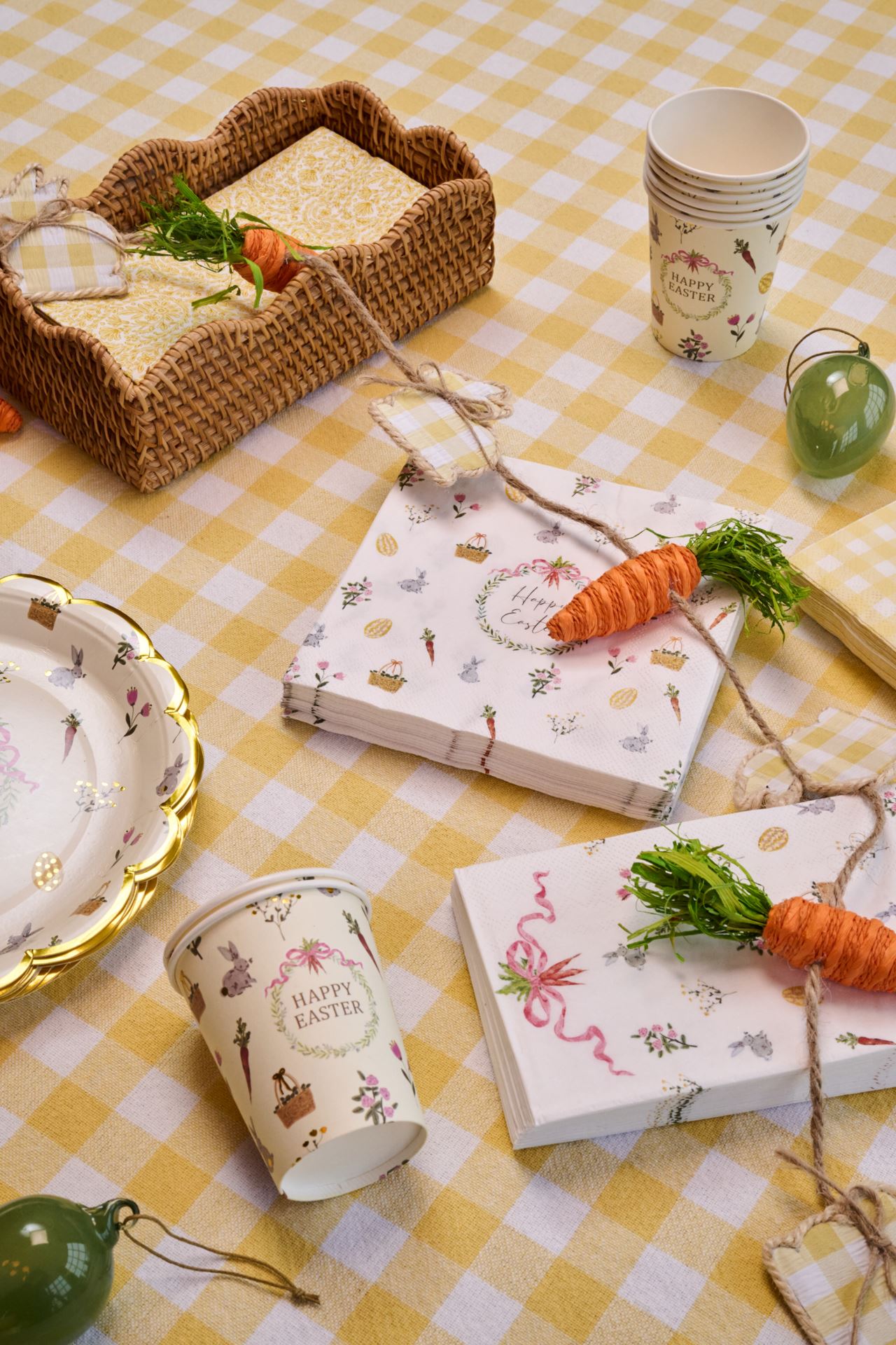 Ruokapaperiservetti moniväri/valkoinen - 2