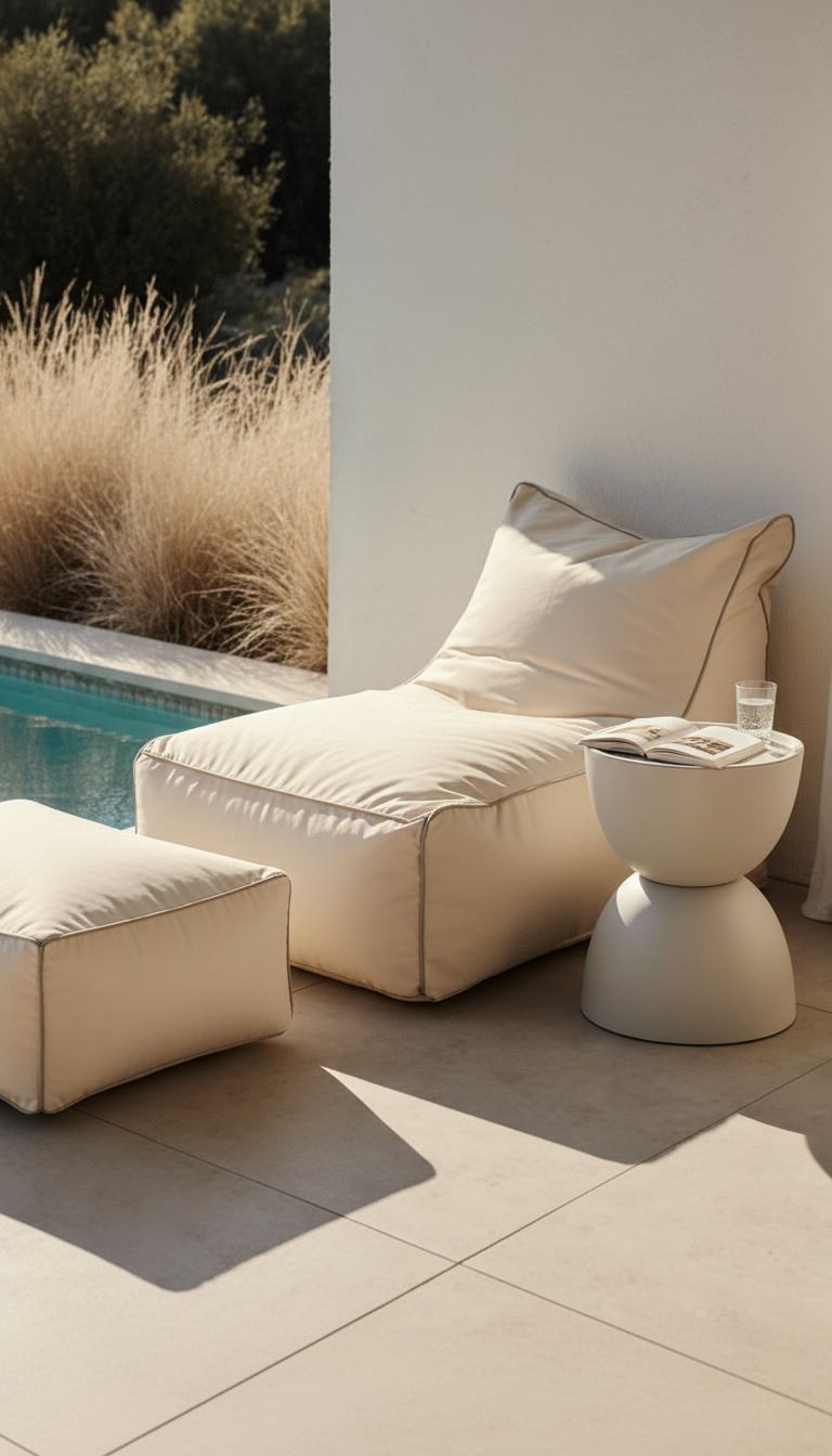 Säkkituoli moniväri/beige - 2