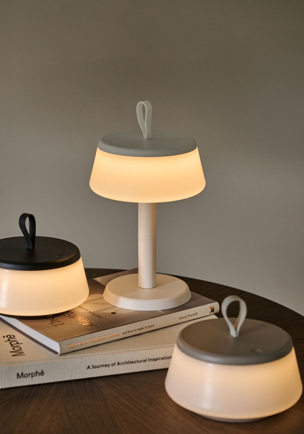 Ladattava pöytävalaisin valkoinen - 5