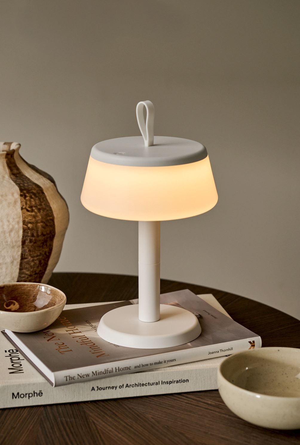 Ladattava pöytävalaisin valkoinen - 2