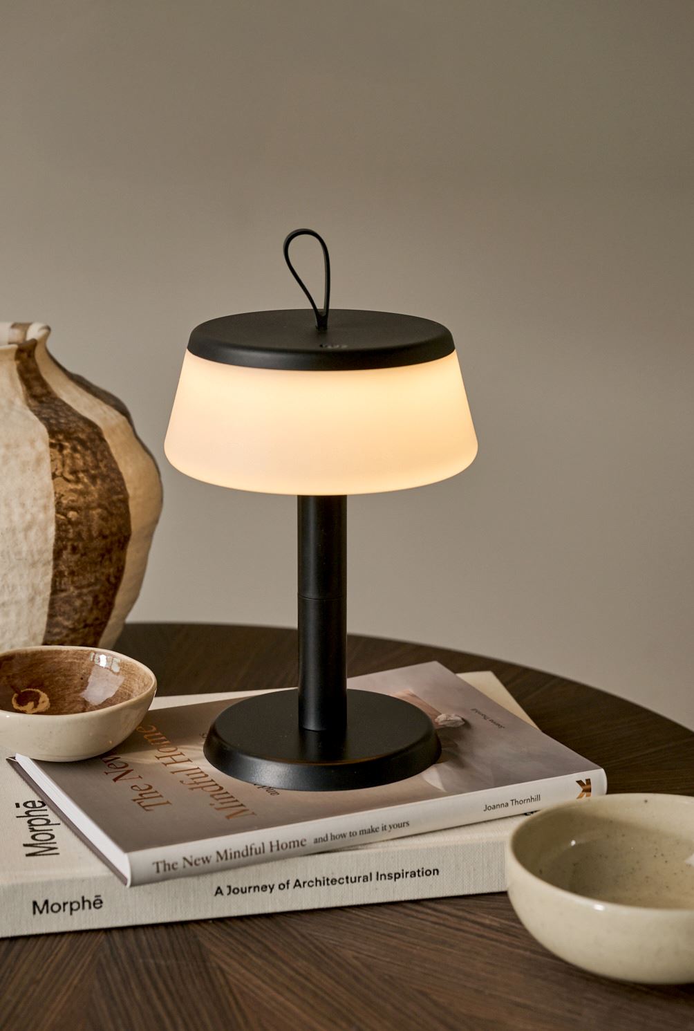 Ladattava pöytävalaisin musta - 2