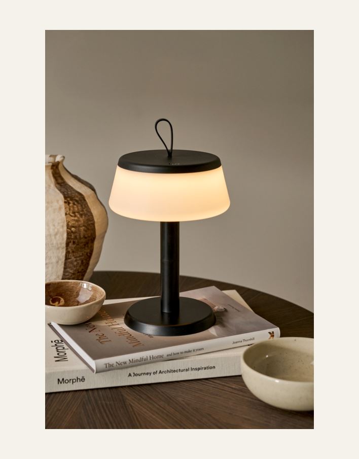 Ladattava pöytävalaisin musta - 2