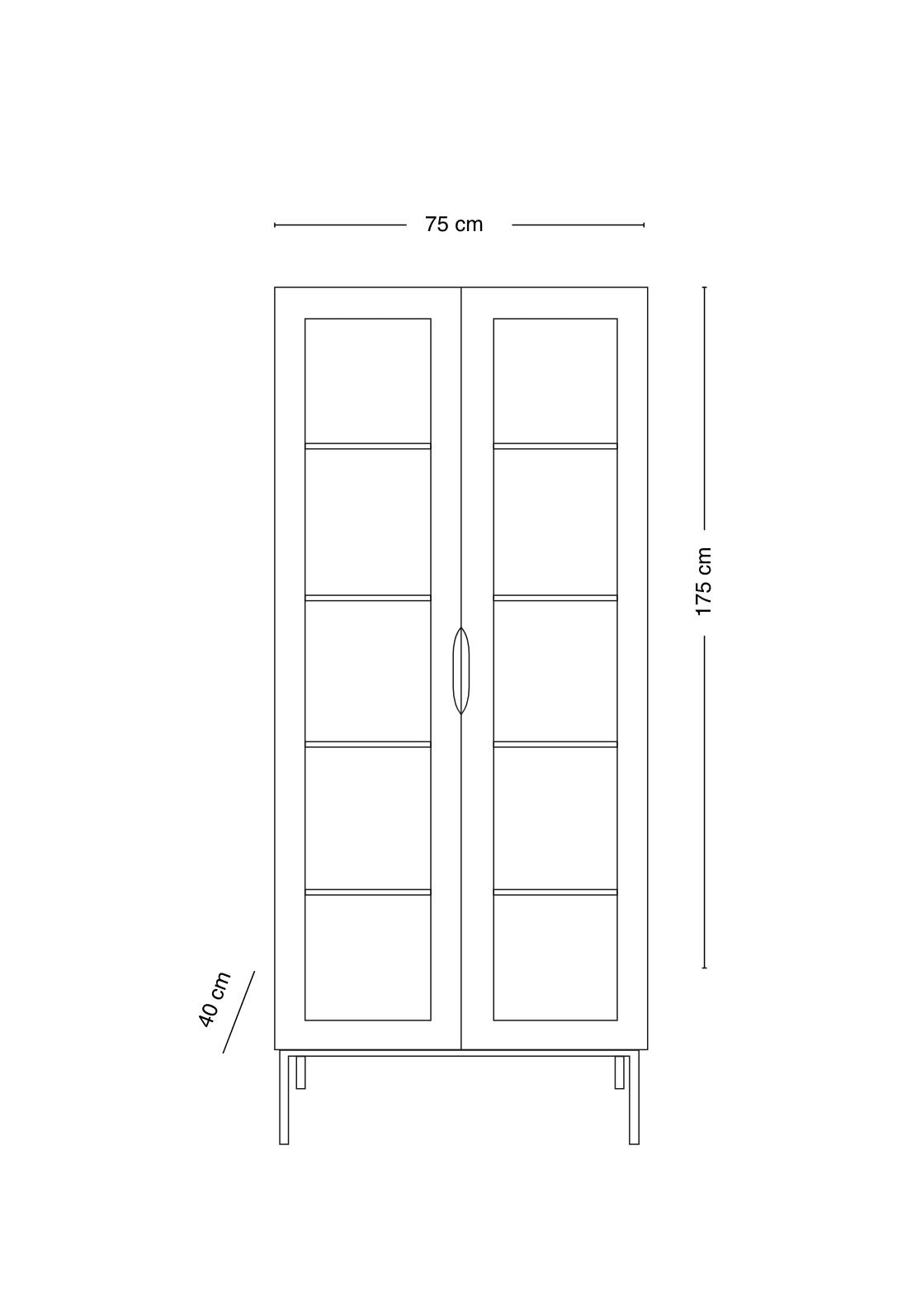 Kaappi luonnonväri - 11