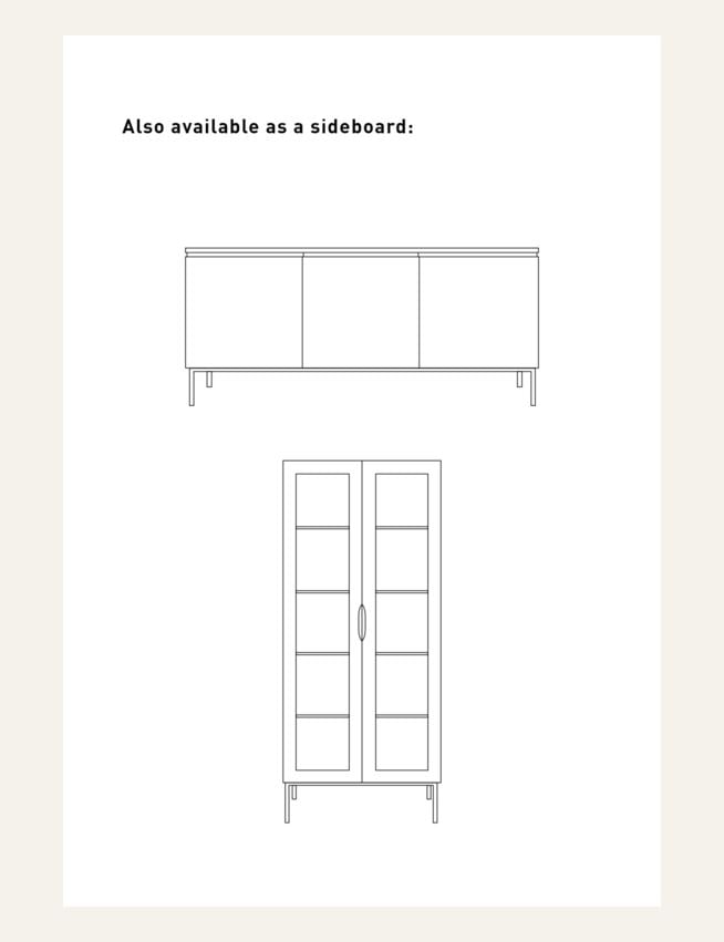 Kaappi luonnonväri - 12