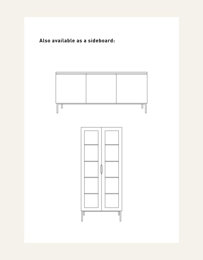 Kaappi luonnonväri - 12