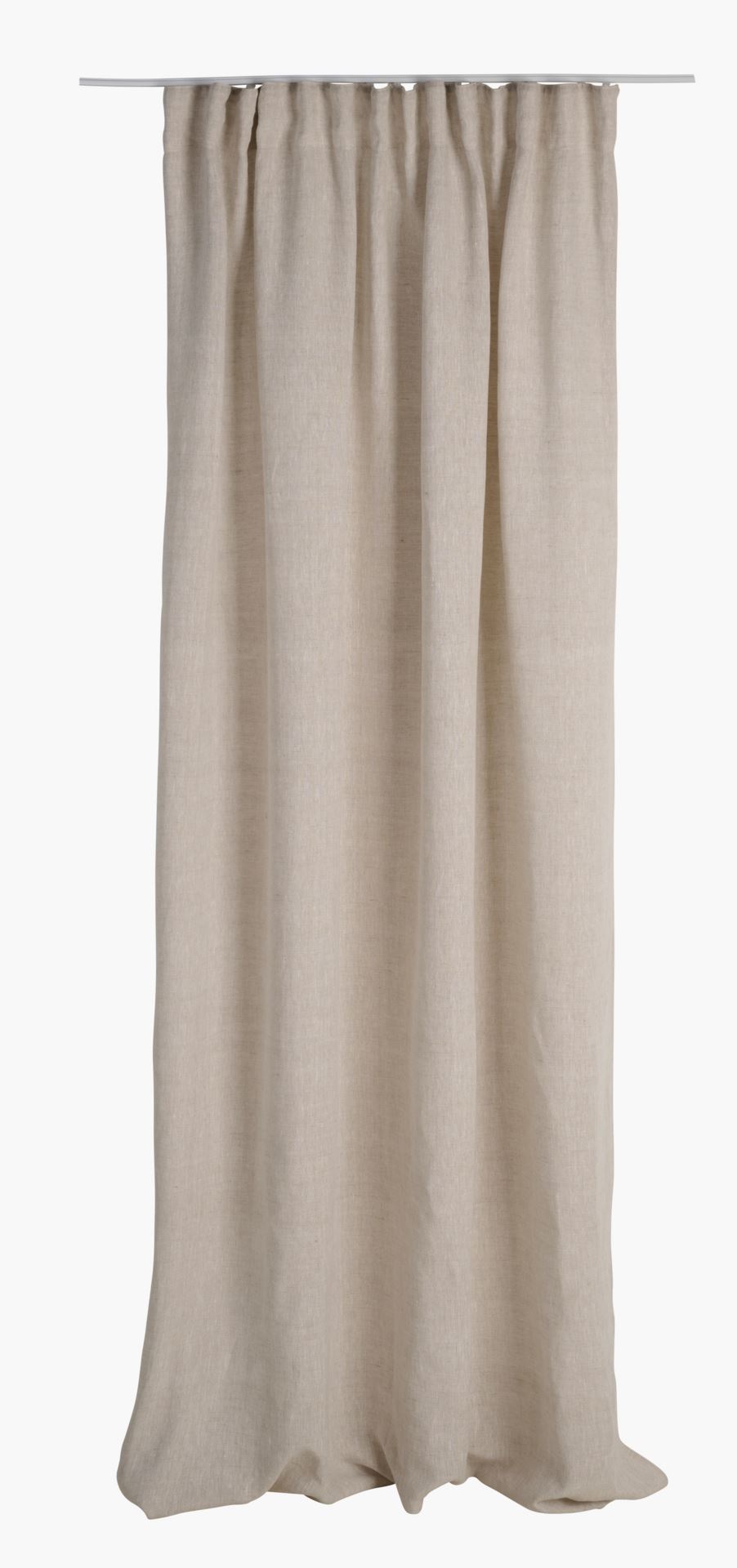 Pellavaverho vaalean beige - 6