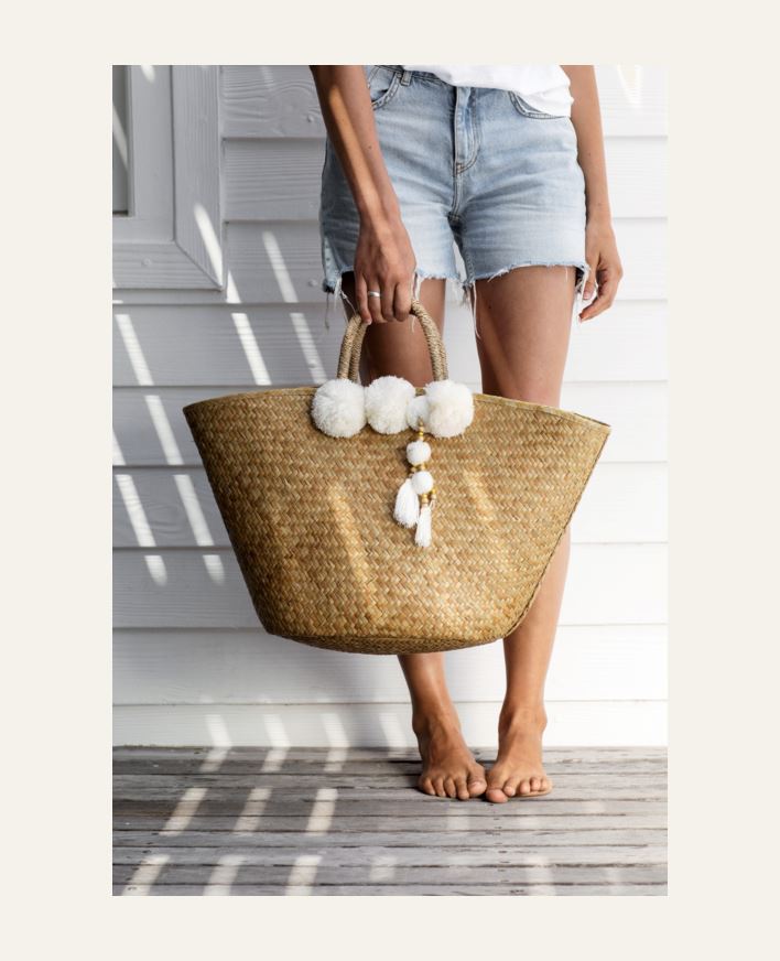 Olkilaukku luonnonväri - 56x35 cm luonnonväri - 1