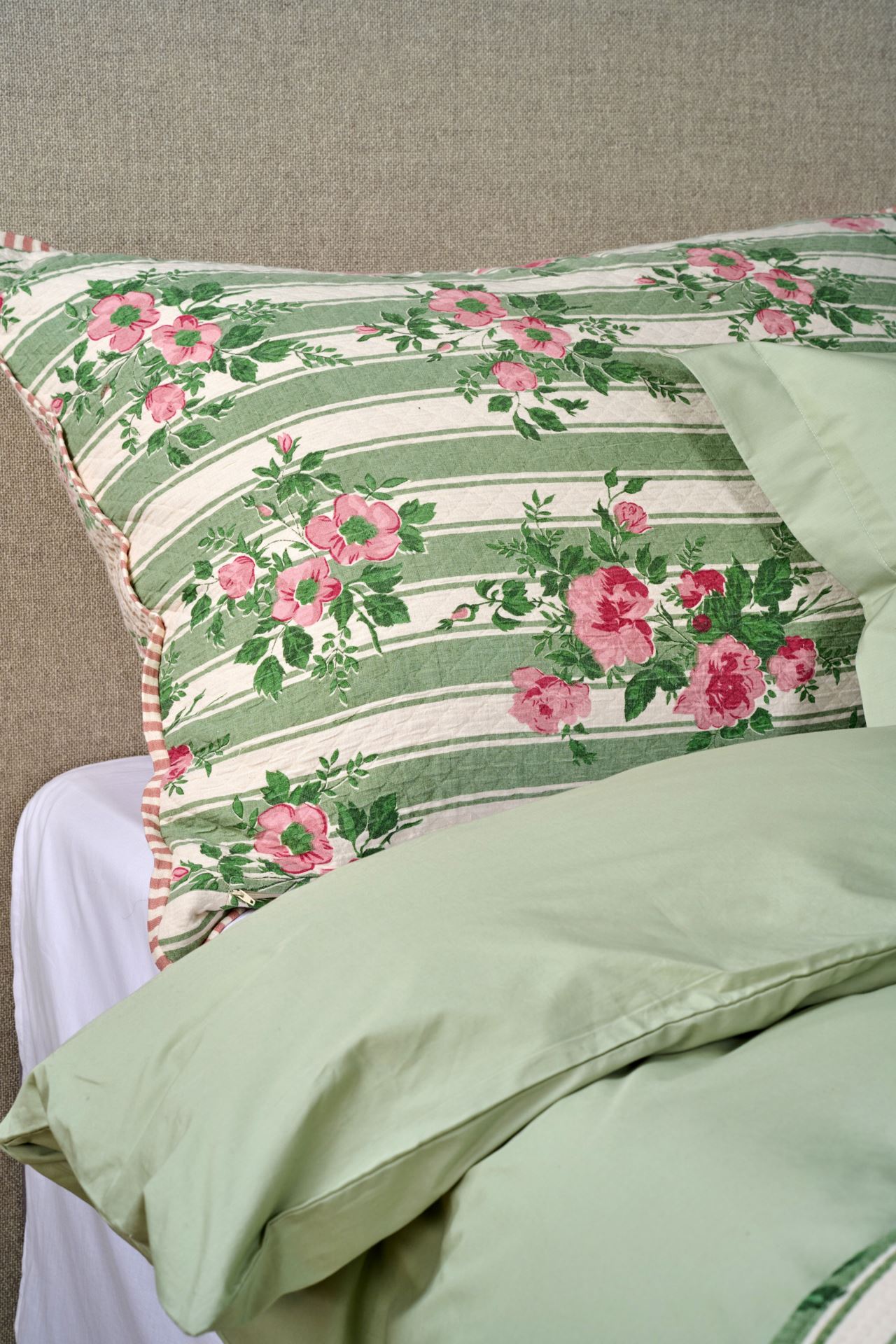 Hotellityynyliina moniväri/vihreä - 4