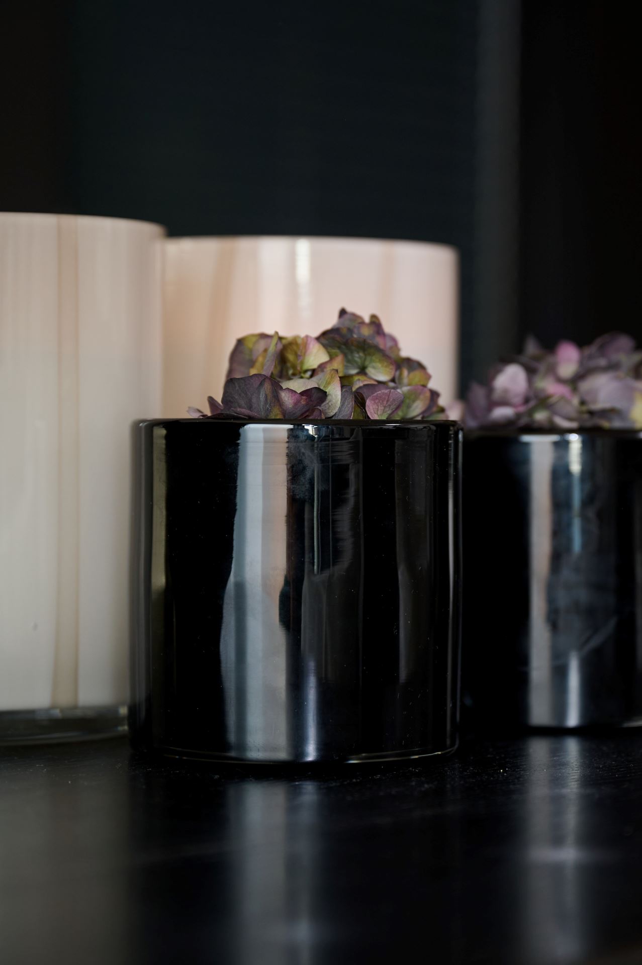 Kynttilälyhty tummanharmaa - 2