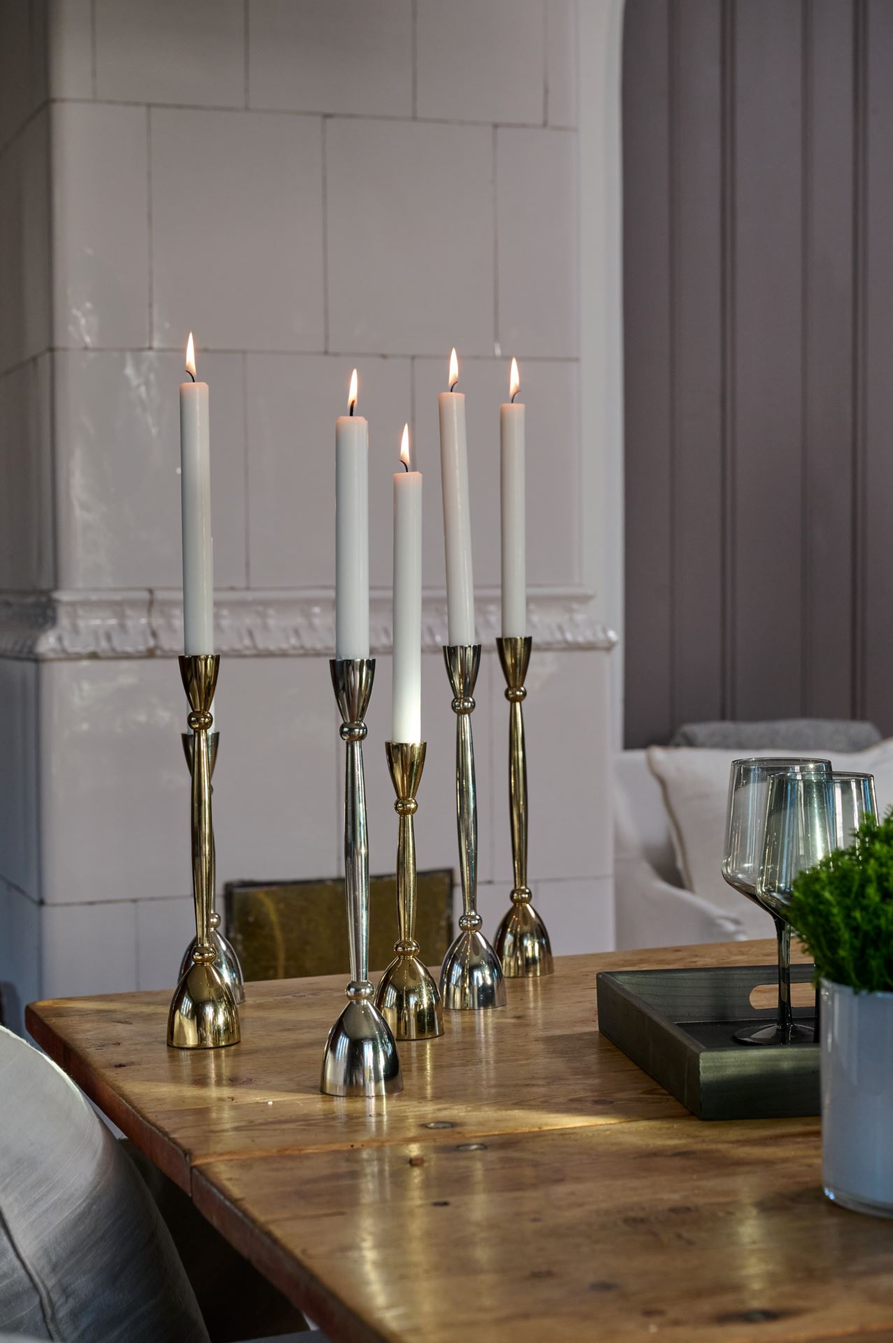 Kynttilänjalka hopea - 3