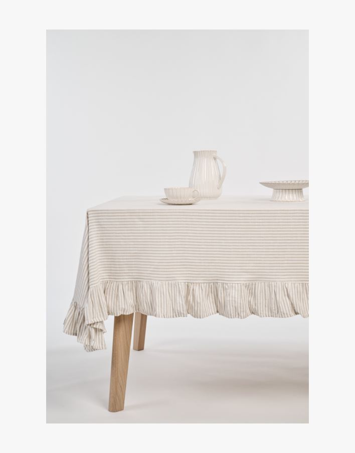 Pöytäliina beige - 140x250 cm beige - 1