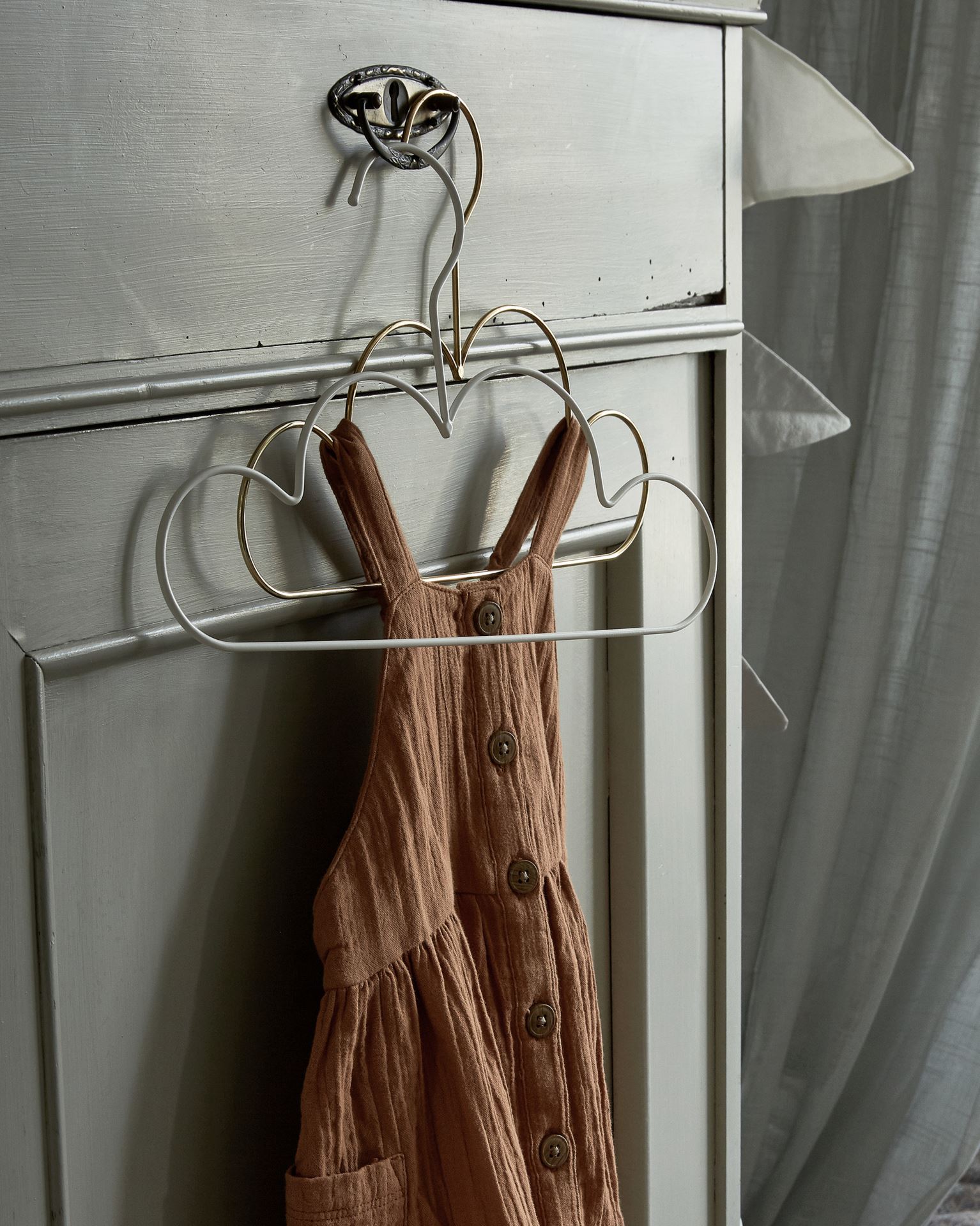 Vaateripustin, 3 kpl valkoinen - 3