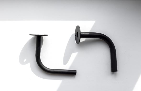 Päätykappale, 2 kpl musta - 4