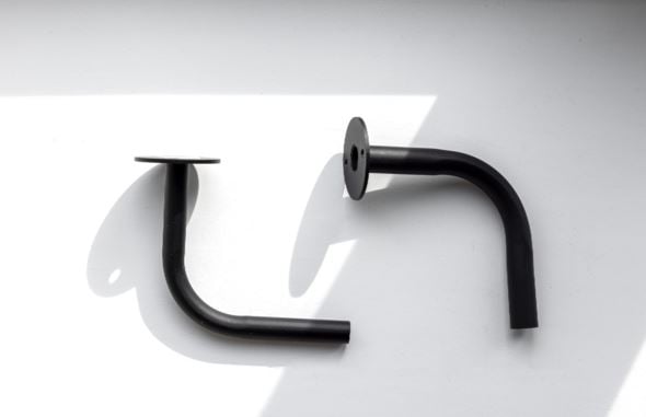 Päätykappale, 2 kpl musta - 4