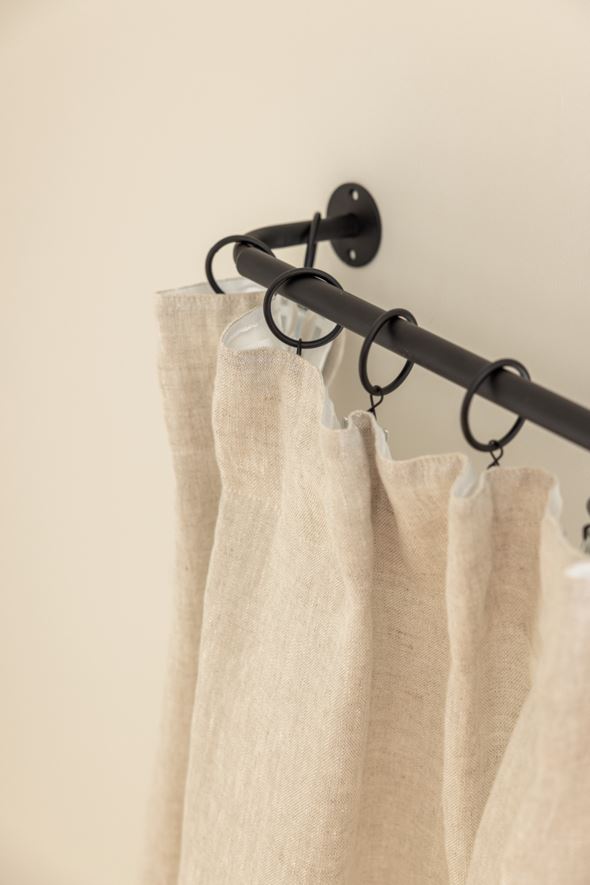 Päätykappale, 2 kpl musta - 2