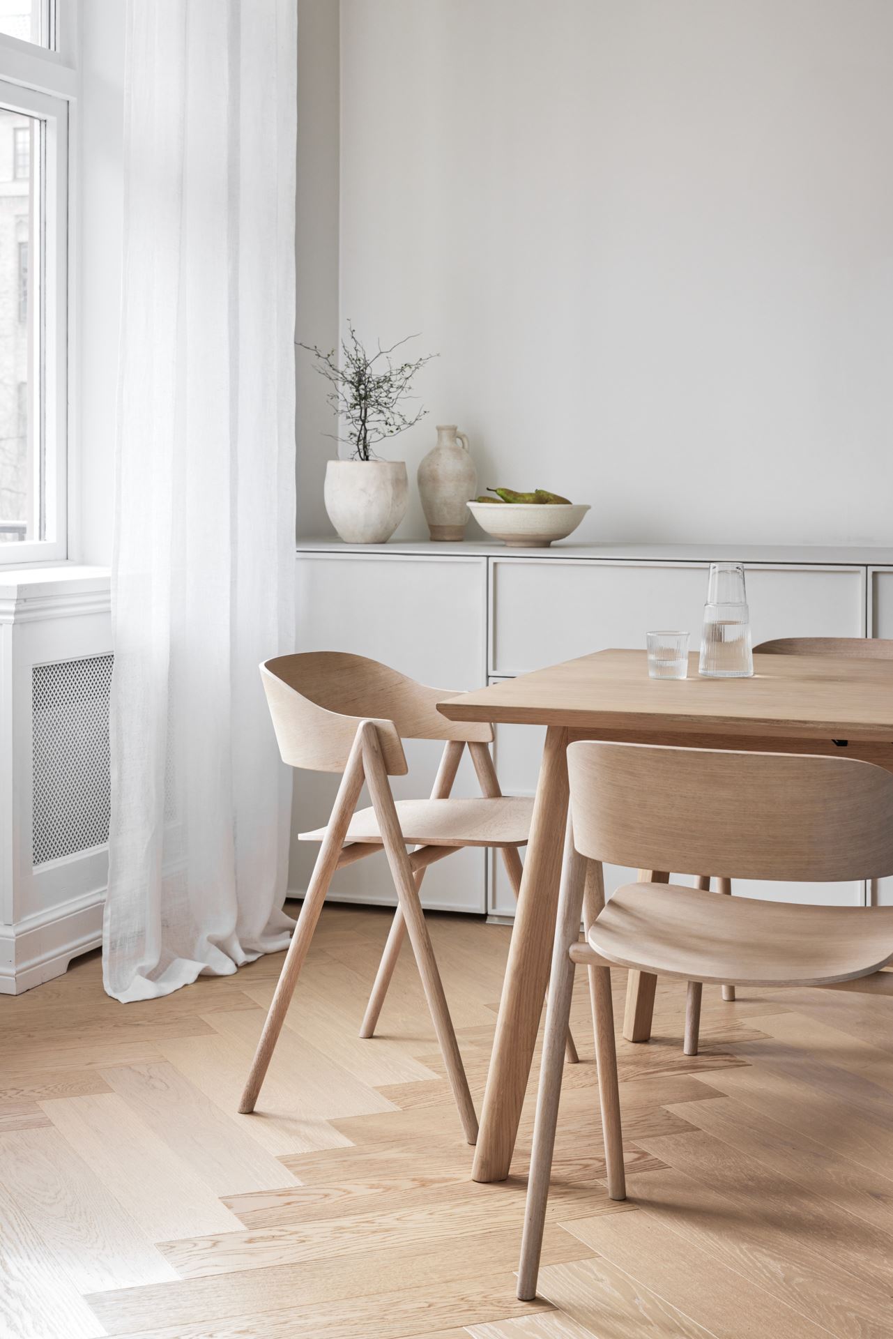 Ruokapöydän tuoli luonnonväri - 4