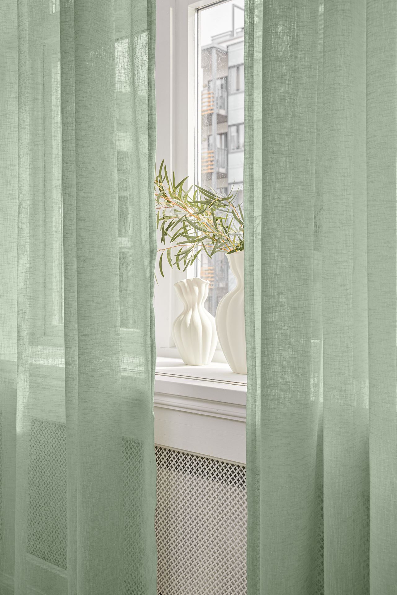 Verho vaaleanvihreä - 2